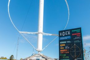Que faire en Gaspésie : visite du Projet Eole à Cap Chat - la plus grande éolienne à axe vertical du monde