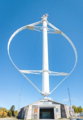 Que faire en Gaspésie : visite du Projet Eole à Cap Chat - la plus grande éolienne à axe vertical du monde