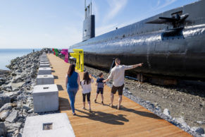 Site Historique Maritime de la Pointe au Père - Le sous-marin Onondaga