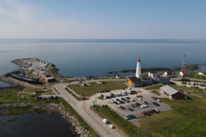 Site Historique Maritime de la Pointe au Père - Vue aérienne