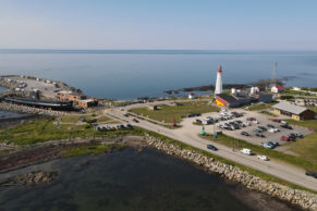 Site Historique Maritime de la Pointe au Père - Vue aérienne