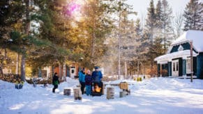 Que faire en hiver au Saguenay-Lac-Saint-Jean - Visite du Village historique de Val-Jalbert