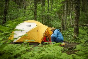 Camping © Réserve de parc National de l'Archipel-de-Mingan