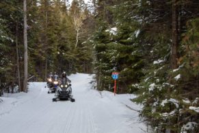 Motoneige au Saguenay-Lac-Saint-Jean avec Equinox Aventure - Photo Les Vidéastes du 4e rang