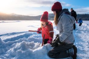 Domaine Bazinet Laurentides - Pêcge sue glace - Pourvoirie au Québec