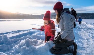 Domaine Bazinet Laurentides - Pêcge sue glace - Pourvoirie au Québec