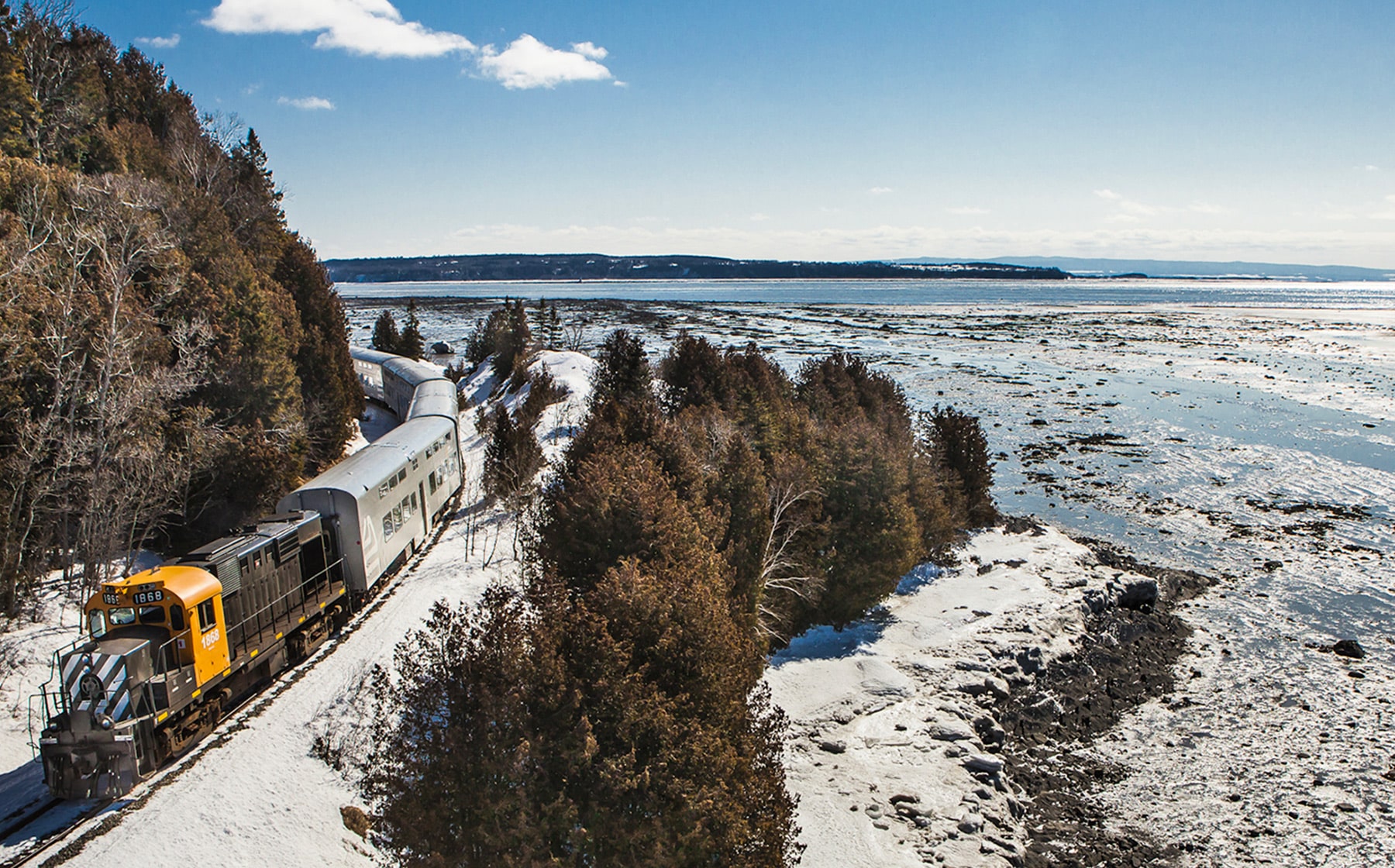 Le train de Charlevoix - Excursion en train - Québec le Mag