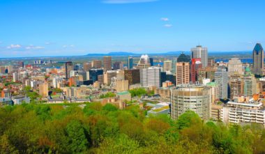 Vue centre ville Montréal depuis le bélvédère Mont-Royal Kondiarok © Ida Joncour