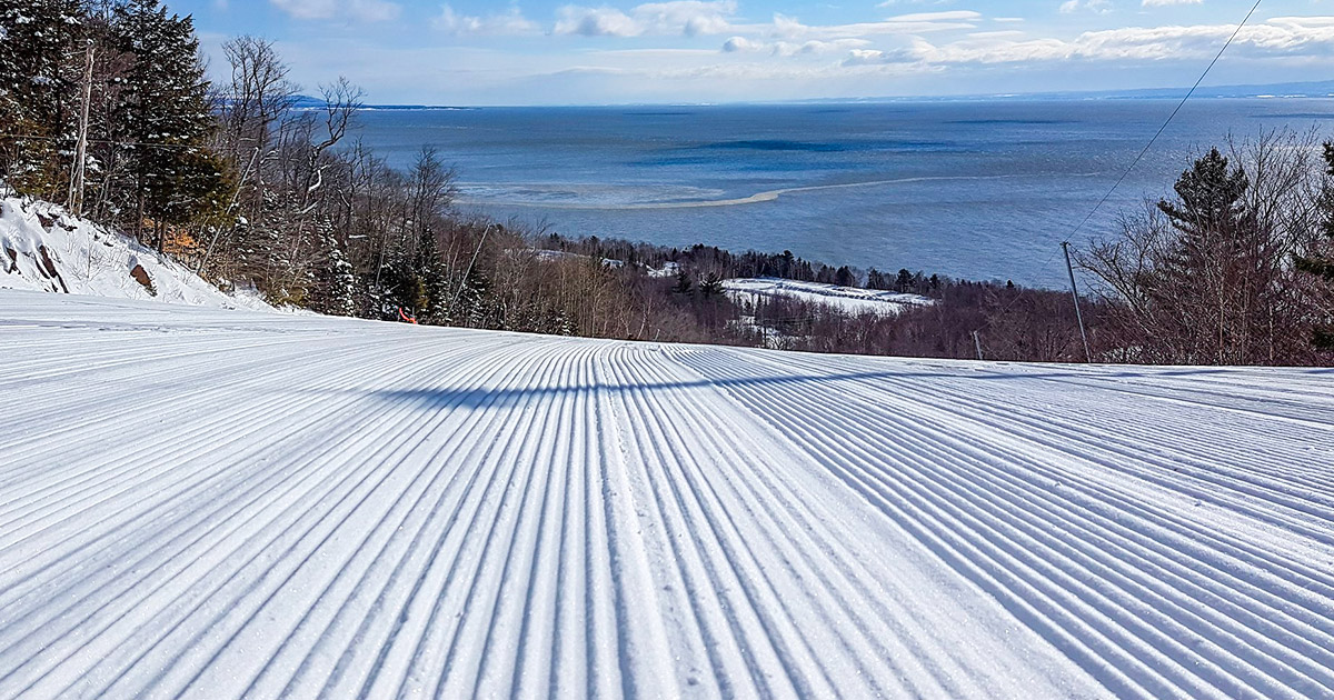 Faire du ski au Québec - Massif de Charlevoix