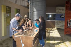 Parc du Bourg de Pabos en Gaspésie - Exposition archéologique