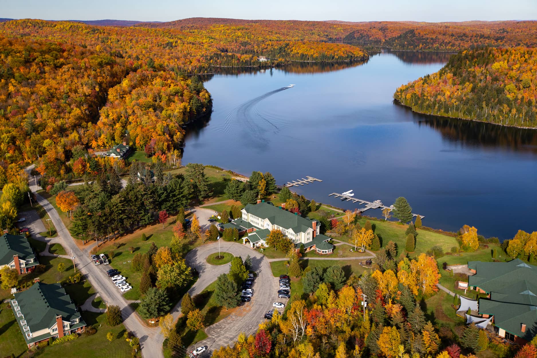 Auberge du Lac-à-l'Eau-Claire - Photo Olivier Croteau