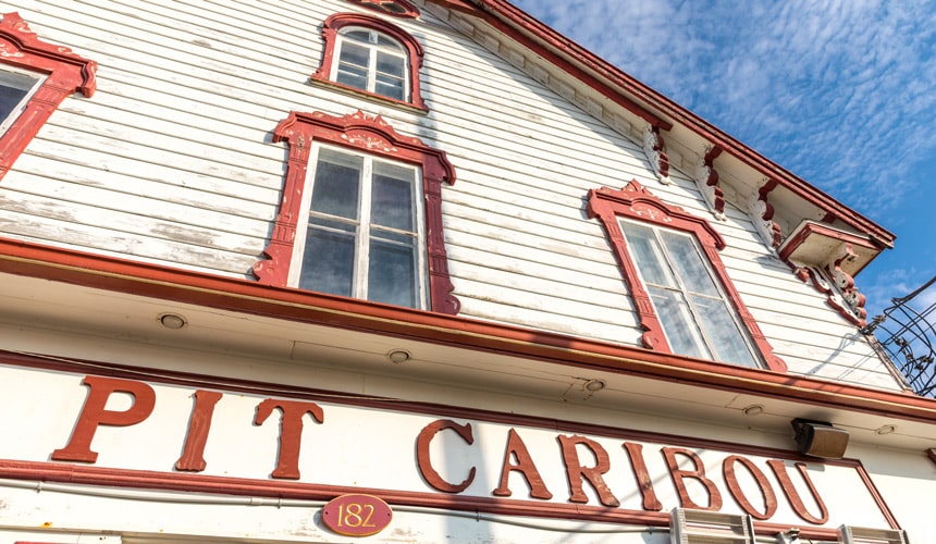 Brasserie Pit Caribou à Percé - Gaspésie (Québec, Canada)