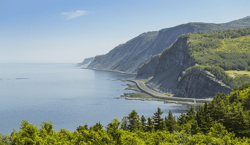 Route en Gaspésie (Haute-Gaspésie) ©Mathieu Dupuis/Le Québec maritime
