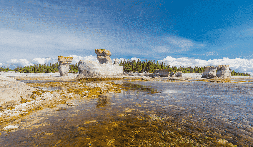 Île Quarry, Réserve de parc national de l'Archipel-de-Mingan, Côte-Nord