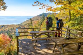 Sentier des Caps de Charlevoix - belvédère Cap Gribane - Photo Claude Fortin