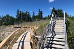 Sentier adapté PMR Parc Nature de Pointe aux Outardes - Photo Sébastien St-Jean