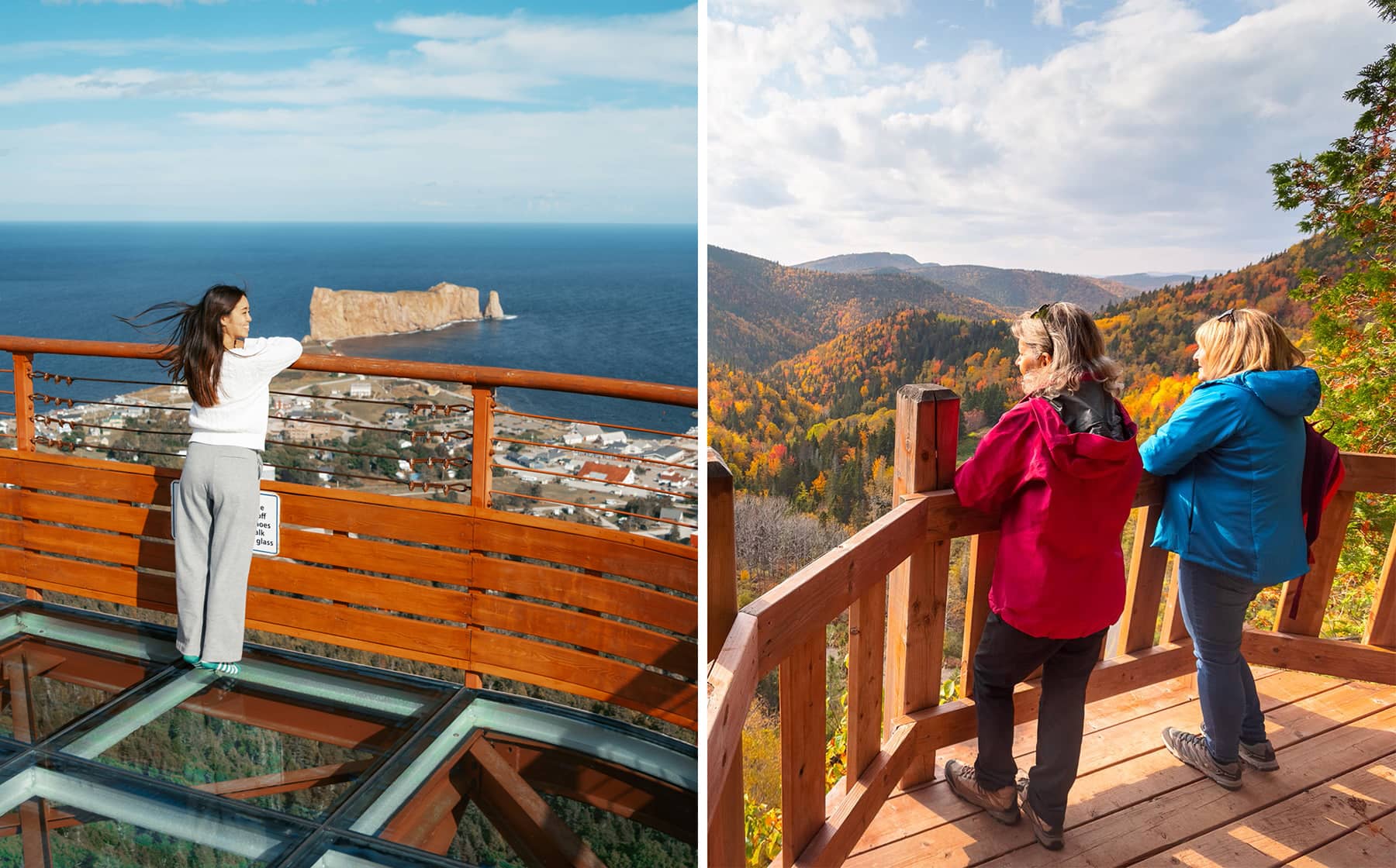 Vue depuis le Géoparc de Percé © Céline Tan Hsuan / Roger Saint-Laurent