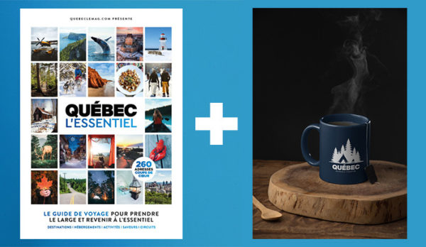 Le guide Québec L'Essentiel + Le Mug Revenir à l'Essentiel