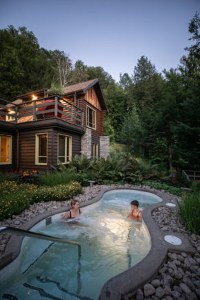 Bain extérieur - Scandinave Spa Mont-Tremblant, Vieux-Montréal, Whistler, Blue Montain