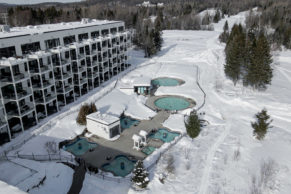 SPA de l'Esterel Resort en hiver - Hotel de luxe dans les Laurentides