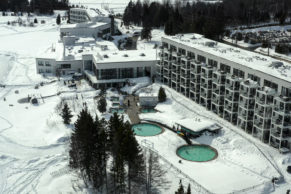 SPA de l'Esterel Resort en hiver - Hotel de luxe dans les Laurentides