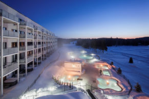 SPA de l'Esterel Resort en hiver - Hotel de luxe dans les Laurentides