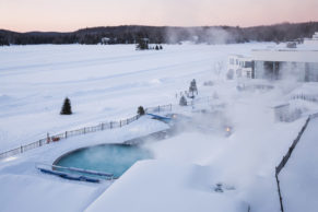 SPA de l'Esterel Resort en hiver - Hotel de luxe dans les Laurentides