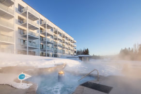 SPA de l'Esterel Resort en hiver - Hotel de luxe dans les Laurentides