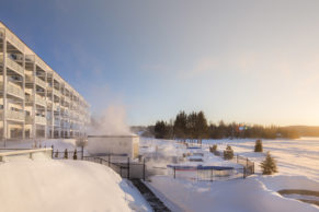 SPA de l'Esterel Resort en hiver - Hotel de luxe dans les Laurentides