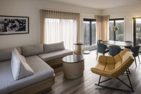 Intérieur suite à l'Estérel Resort hotel de luxe dans les Laurentides