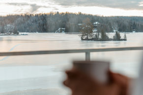 Restaurant de l'Esterel Resort en hiver - Hotel de luxe dans les Laurentides