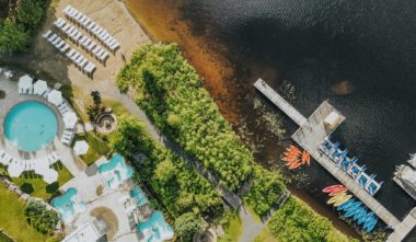 Esterel Resort Laurentides - vue aérienne