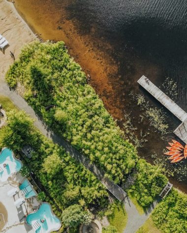 Esterel Resort Laurentides - vue aérienne