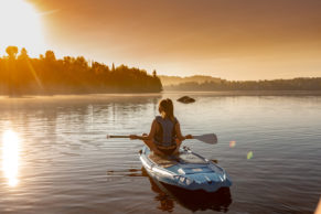 Paddle board à l'Estérel Resort: hôtel de luxe dans les Laurentides