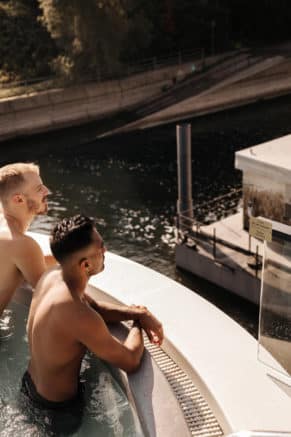 Parcours d'eaux Bota Bota Spa Montréal - Justine Marc-Aurèle