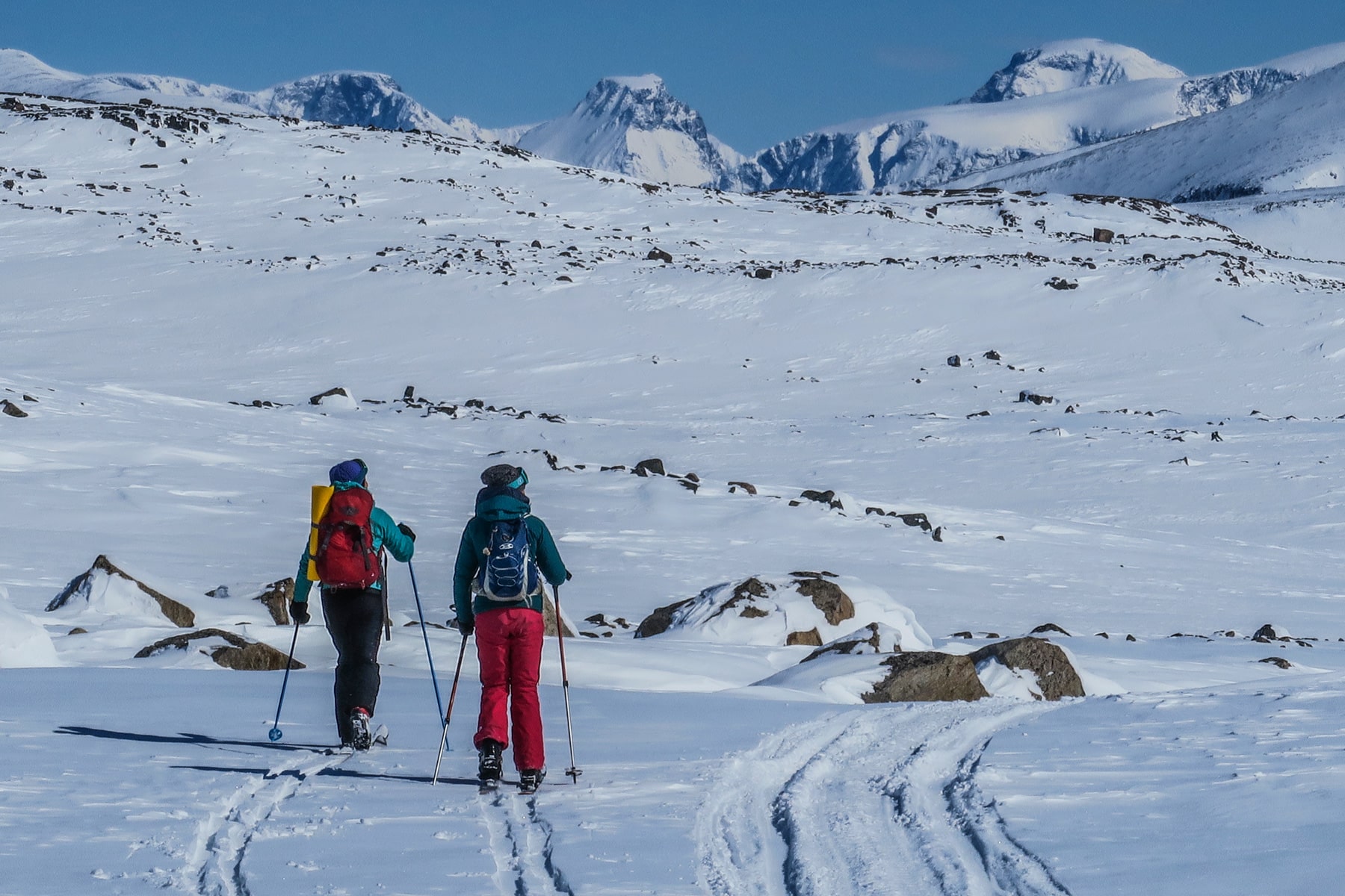 Hiver au Nunavik - Ski nordique dans le Parc National Kuururjuaq - Photo Olivier Paradis