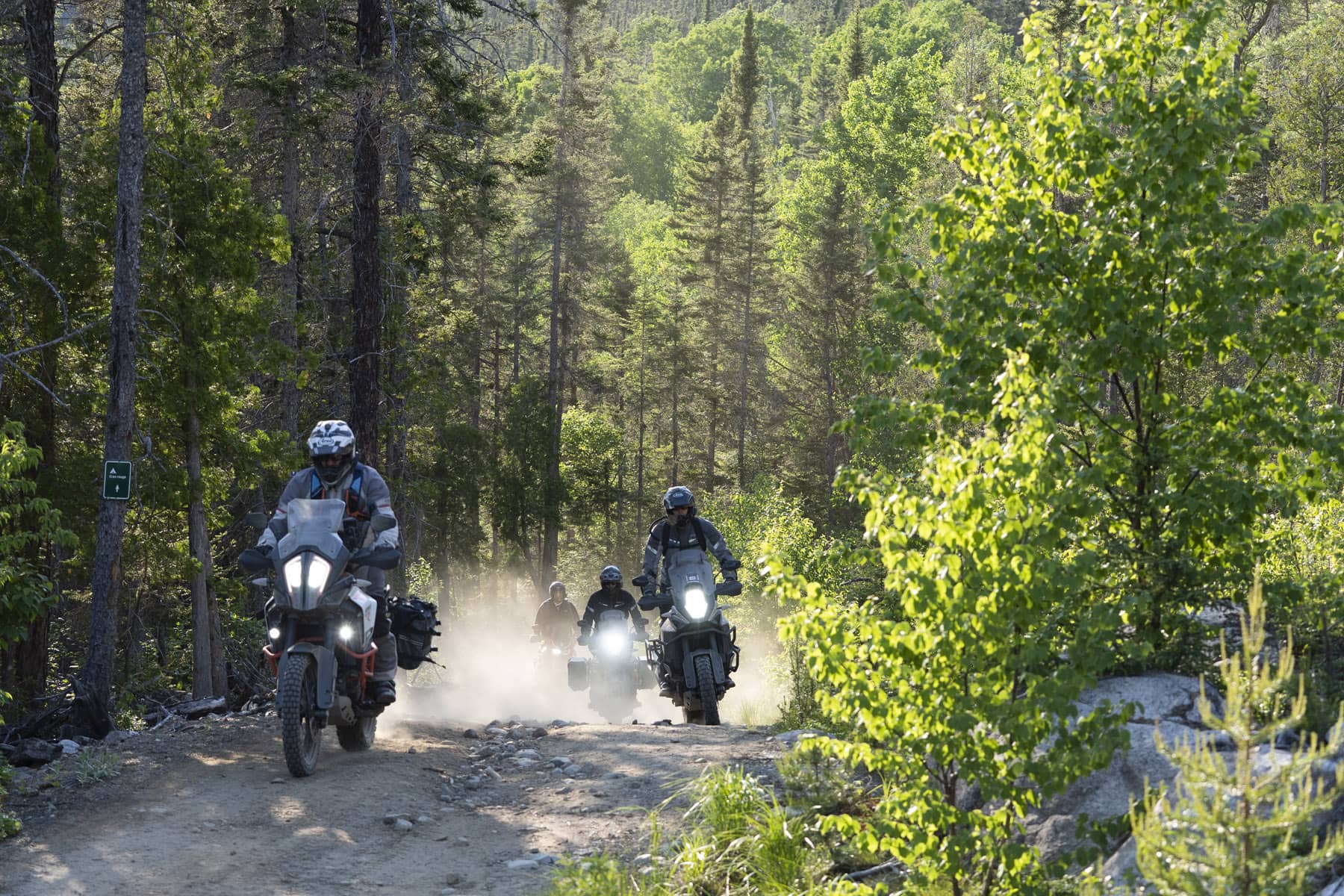 Randonnée à moto au Québec avec Sentiers Coureurs des Bois