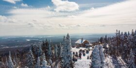 Sentiers Coureurs des Bois - vue du Relais