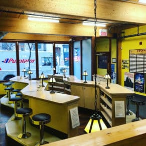 Intérieur restaurant - Binerie Mont-Royal, restaurant à Montréal