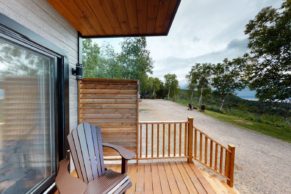 Camping Tadoussac : terrasse