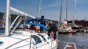 PM à quai Tadou - Voile Mercator Saguenay-Lac-Saint-Jean