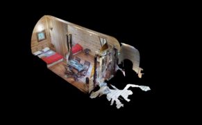 Camping Tadoussac : vue intérieure d'un chalet