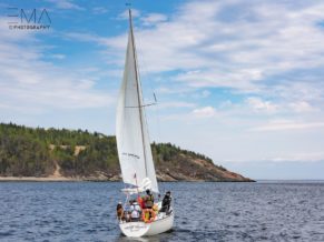 Sous voile Tadou - Voile Mercator Saguenay-Lac-Saint-Jean