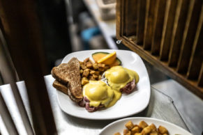 Cuisine et plats du petit hôtel et Café Bierhoff Québec - Photo Andre-Olivier Lyra