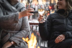 Terrasse du petit hôtel et Café Bierhoff Québec - Photo Andre-Olivier Lyra