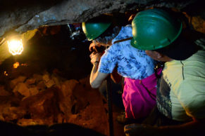 Immersion dans la caverne du Parc du Trou de la Fée - Photo David Rowsome