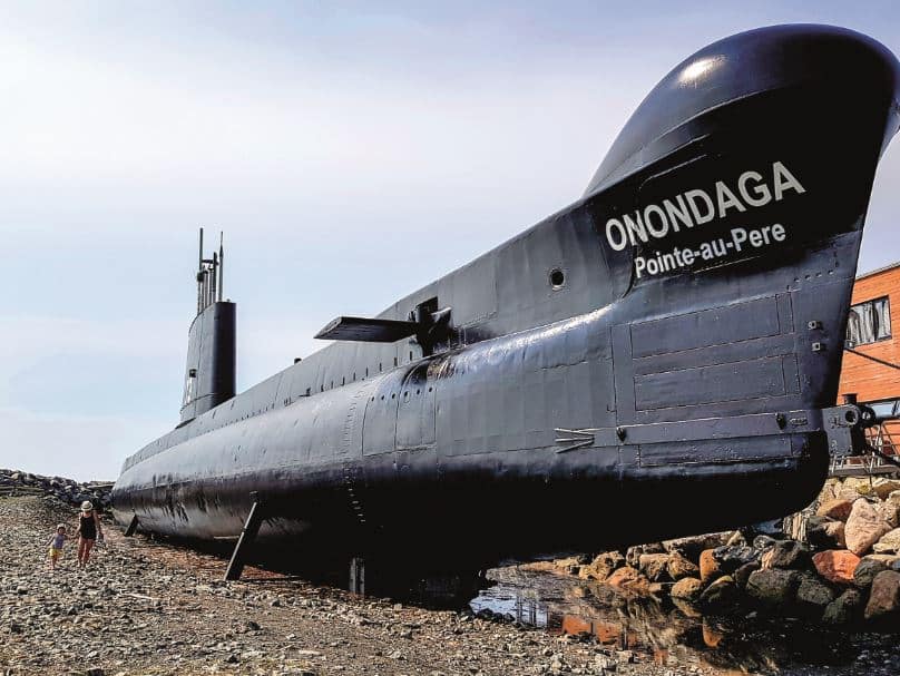 Photos © David Lang : sous-marin Onondaga