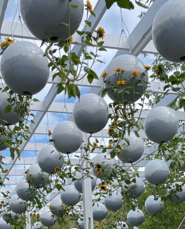Un des jardins du Festival International aux Jardins de Métis - Une activité en famille à faire en Gaspésie - Photo K. Binon