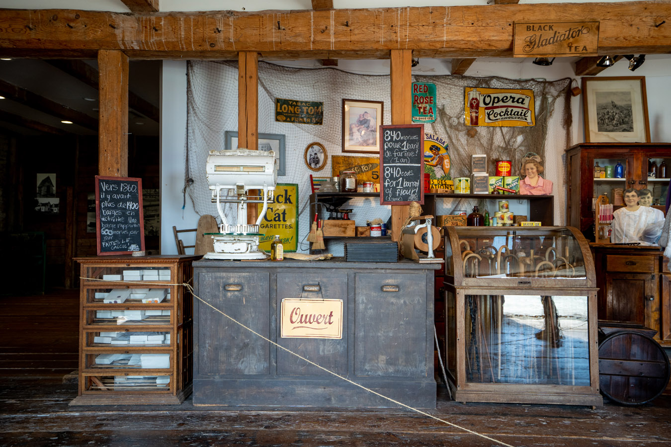 Kevin Vandooren. Site historique national de Paspébiac (Magasin)
