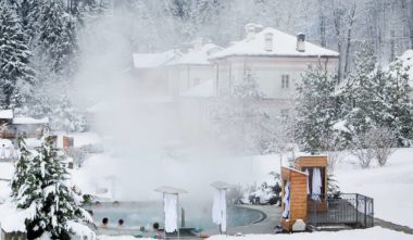 Spa extérieur hiver